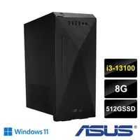 在飛比找momo購物網優惠-【ASUS 華碩】13代四核效能電腦(H-S501ME/i3