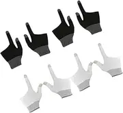 BCOATH Dual-Finger Touchscreen Gaming Gloves Graphene Fingertips for Enhanced Precision Slip Grip Comfortable for Long Gaming Sessions