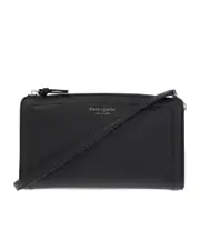 Knott leather crossbody bag One size Black