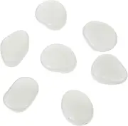 Toddmomy Terrariums 100pcs Pebble Luminous Stone Turtle Tank Luminous Garden Stones Pot for s Indoor Fish Tank Pebbles Gravel Outdoor Rock Earth Long Luminous Powder White