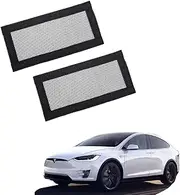 Backseat Vent Cover Grilles Protector Rear Seat Air Outlet Flow Vent Protection Covers Compatible with Tesla Model 3 Model Y (2 Pack)