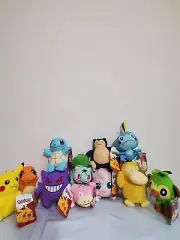 Pokemon Pikachu Squirtle Charmander Bulbasaur Grooky Plush Stuffed Animal 6" Toy