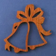 Bells Christmas Ornament - hand cut