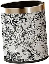 MYCENSE Indoor Trash Can 10L Double Layer Rubbish Bin for Laundry Room and Toilet, Tiger, as described