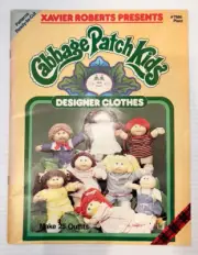 Vintage Cabbage Patche Kids Designer Clothes #7686 Plaid Pattern Book. Unused!