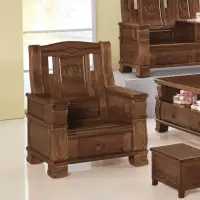 在飛比找momo購物網優惠-【obis】香樟實木單人椅