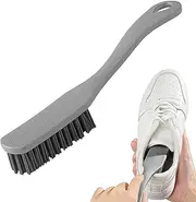 [Generic] Boot Brush | Compact Shoe Cleaning Brush - Soft Portable Multifunctional Long Handle Scrubber for Outdoor Travel Home Sneaker Boot Household Maintenance