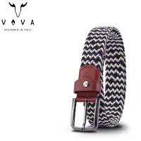 在飛比找Yahoo!奇摩拍賣優惠-【橘子包包館】VOVA 穿針式皮帶 彈性編織皮帶 VA011