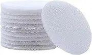 10Pairs/lot Strong Self Adhesive Hook and Loop Fastener Tape Nylon Sticker Adhesive Fastener Hook Loop with Glue for DIY (Size : White Circle 10)