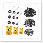 Black Magic Needle Felting Kit - 300pcs Mini Black Beans Safety Needles for Pupp