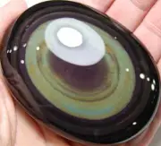 Rainbow Obsidian Soap-Shaped Palm Stone #2