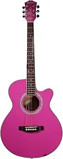 Monterey Guitars Pink Acoustic Guitar