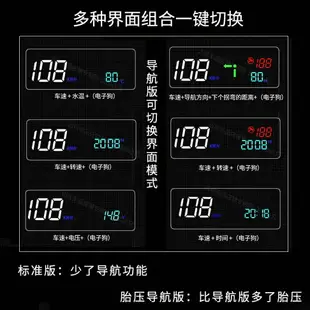 通用車載電動折疊升降hud抬頭顯示器汽車OBD多功能無線導航投影儀