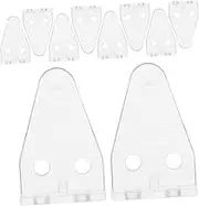Alipis Plastic Blind Bracket 10pcs Blinds Bottom Bracket Clips for Doors Easy to Use