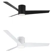 Windora Axis 52" Low Profile DC Ceiling Fan with 3CCT LED Dimmable Light