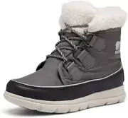Sorel Explorer Carnival Waterproof, Women's, Quarry , Snow Boot, Size 7
