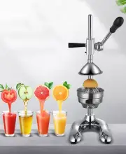 Manual Citrus Juicer Orange Press Squeezer Desktop Stainless Hand Juicer