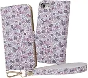 RT-P34ALC/FV (Floral/Purple) for iPhone SE 3rd Generation/SE 2nd Generation/8/7