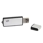 8GB Voice Activated Mini Recording, USB Flash Drive Sound Recording Recorder,for Lectures, Meetings Blacksilver