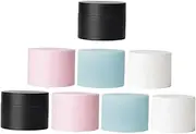 TOVINANNA Set of 8 Plastic Lotion Jars 30g Mini Cream Containers Makeup Sample Bottles Travel Size Dispensers Safe Skin-friendly