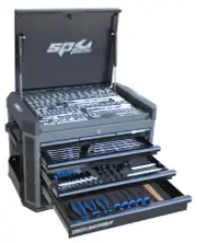 SP Tools SP52255D - Tool Kit - Tech Series - 281 Piece Metric/SAE - Diamond Black