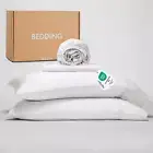 King Size Sheets Set, 100% Rayon Derived from Bamboo Sheets King Size, Soft & Br