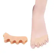 Catzon 2 Pcs Toe Separators for Kids Correcting Bunions & Plantar Fasciitis-Skin