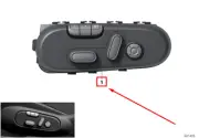 MINI CLUBMAN F54 Left Seat Control Switch 9384938 61319384938 NEW GENUINE