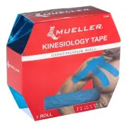 FlexiSupport Kinesiology Tape Roll - Latex Free Athletic Aid 2" x 98.4' Blue