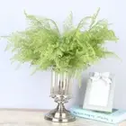 Plush Artificial Fern Greenery Plants Handmade Fake Plants Garden