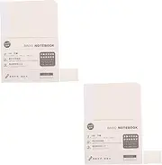 NUOBESTY 2pcs 1 A6 Refill Paper Notebook Replacement Bound Paper Lined Notebook Pages Replacement for A6 Cover