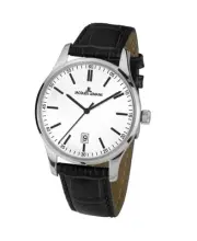 JACQUES LEMANS Men Analog Quartz Casual Watch Classic Dress White Dial Waterproo