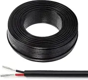 22 Gauge Wire 2 Conductor Oxygen Free Copper Electrical Wire 30~160FT PVC Sheathed Wire 22/2 AWG Smart Home Control Wire Scanners Computers Routers Equipment Wire Etc(60FT)