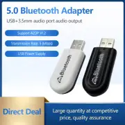 Bluetooth 5.0 Transmitter Receiver 2 IN 1 Wireless Audio 3.5mm Jack Aux Adapter
