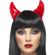 Red Devil Horns Headband