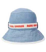 [Bobo Choses] Bobo Choses Logo denim bucket hat Inch 20.5 blue