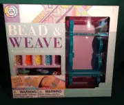 GL Style Bead & Weave Craft Kit Includes Beads, Thread & Loom W/Inst New Sealed