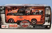 2014 Maisto Harley Davidson Motorcycle 1:24 1948 Ford F-1 Pickup FL Panhead NIB