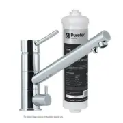 Puretec Inline Undersink Water Filter System With 3-Way Mixer Tap