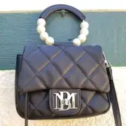NWT Badgley Mischka mini bag with pearl top handle and crossbody strap