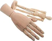 jojofuny Artist-Friendly 8'' 10'' Wooden Mannequins Right Hand Hand Model for Painting Sketching