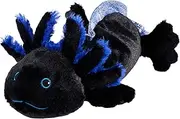 Warmies Black Axolotl Plush Large Size, Fully Microwavable and Weighted Cuddly Toy for Anxiety, Chill in The Freezer or Heat in Microwave, Soft Toy Heat Pad
