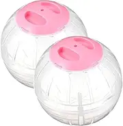 EXAOMBLE 2Pcs Hamster Exercise Balls Durable Running Balls Safe Breathable Design for Pet Workout Keep Your Hamster Healthy Active