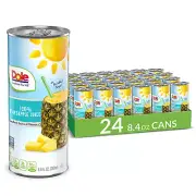 100% Pineapple Juice, 8.4 Fl Oz Cans, 24 Pack, with Vitamin C