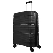 Pierre Cardin Normandy 65cm MEDIUM Hard Shell Suitcase - Black