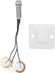 Giyofom Piezo Contact Microphone 3 Transducer Pickups with end pin jack for Kalimba