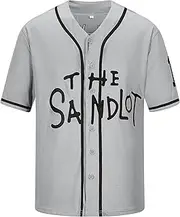 [Aolapo] 90s Outfit for Men,Sandlot 30 Jersey Rodriguez 30 Squints 5 Yeah-Yeah 11 Short Sleeve Baseball Jerseys for Men Women