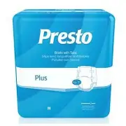 Presto Breathable Brief, Value Plus Absorbency, X-Large, 58''-64'', Pack of 20