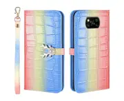 For Xiaomi Poco X3 Cover Wallet - Blue