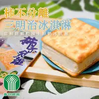 在飛比找PChome24h購物優惠-【番路農會】柿不分離三明治冰淇淋-75g-8入-盒 (2盒組